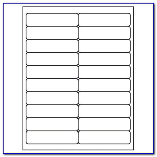 Label Template Avery 5161