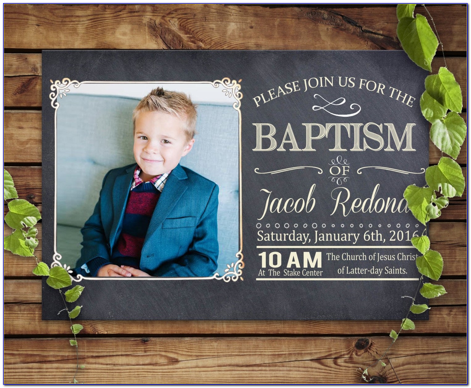 Lds Baptism Invitations Printable Free