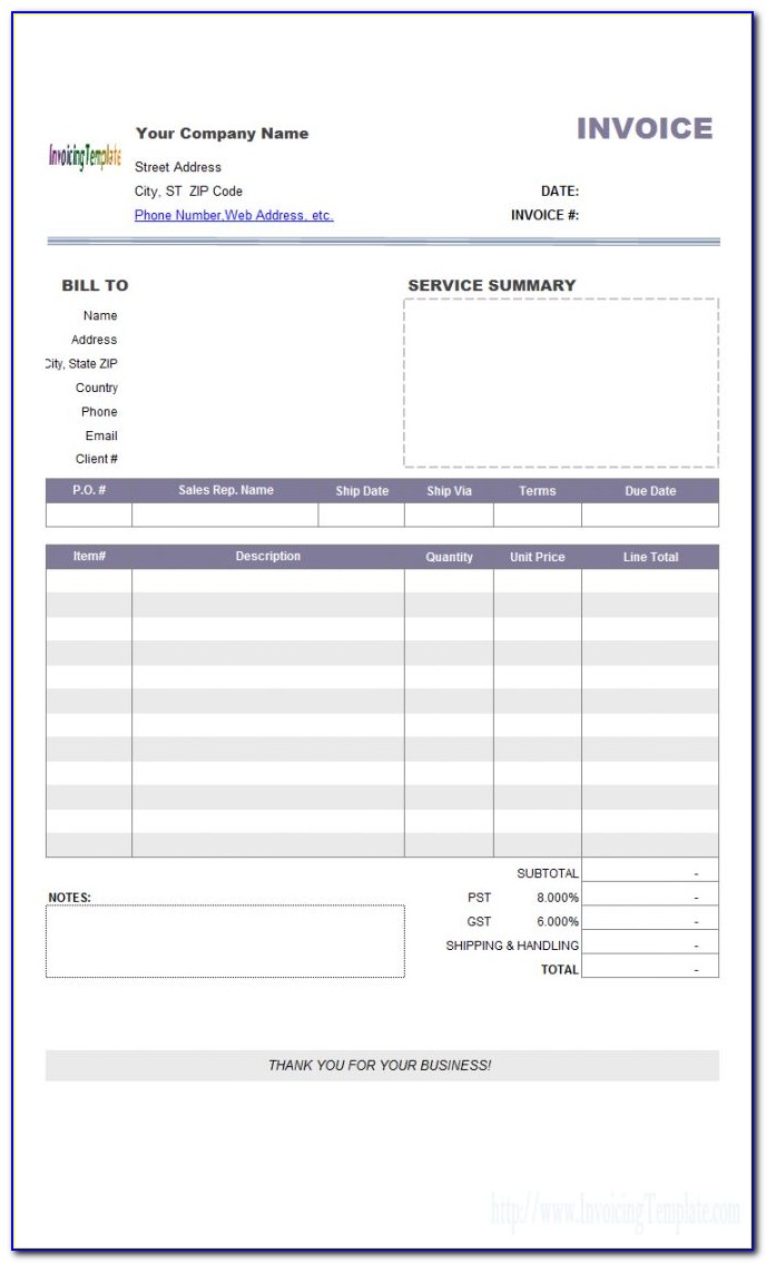 Libreoffice Invoice Template Download