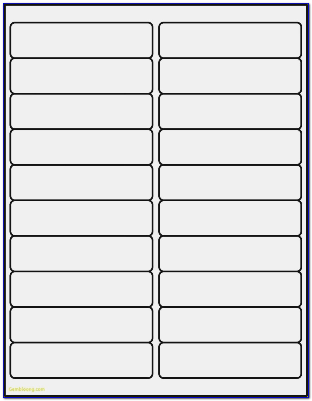 Maco 2 X 4 Labels Template