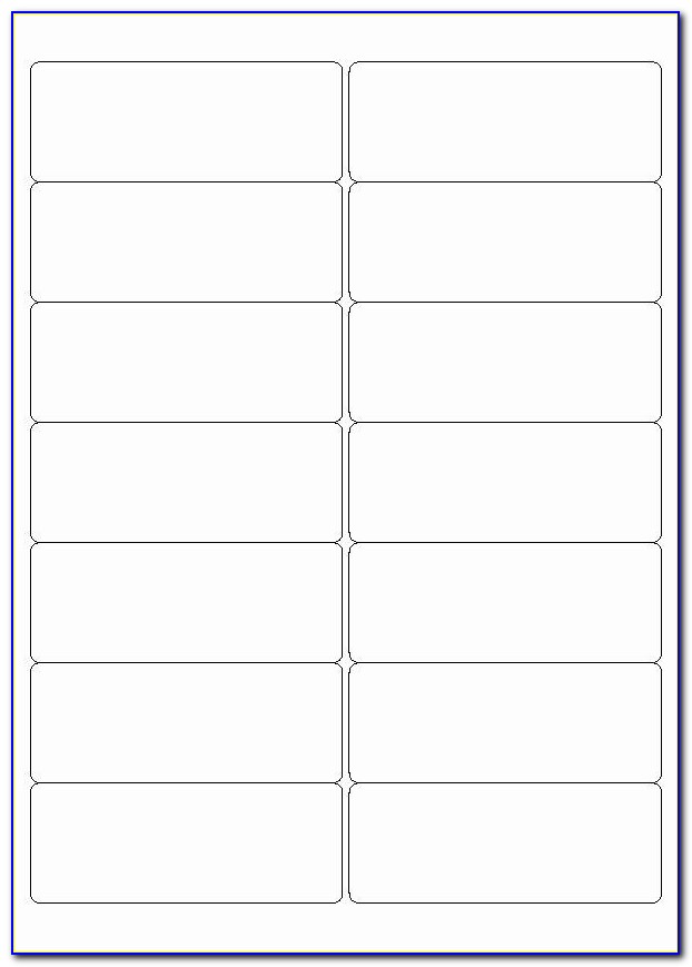 Mailing Label Template 14 Per Sheet