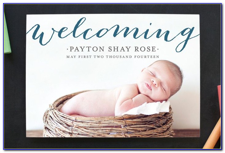 Minted Baby Boy Birth Announcements