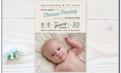 Minted Birth Announcement Holiday