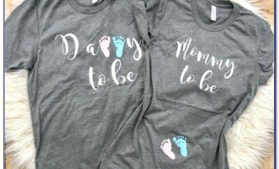 Mom And Dad Announcement Shirts