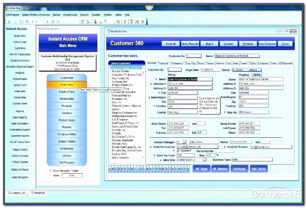 Ms Access Crm Template Download