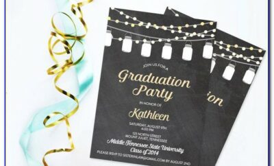 Mtsu Graduation Invitation