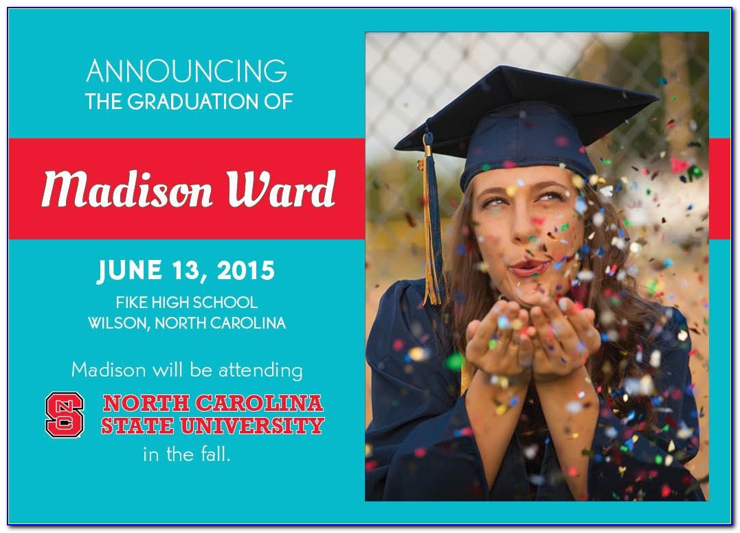 North Carolina State University Graduation Announcements