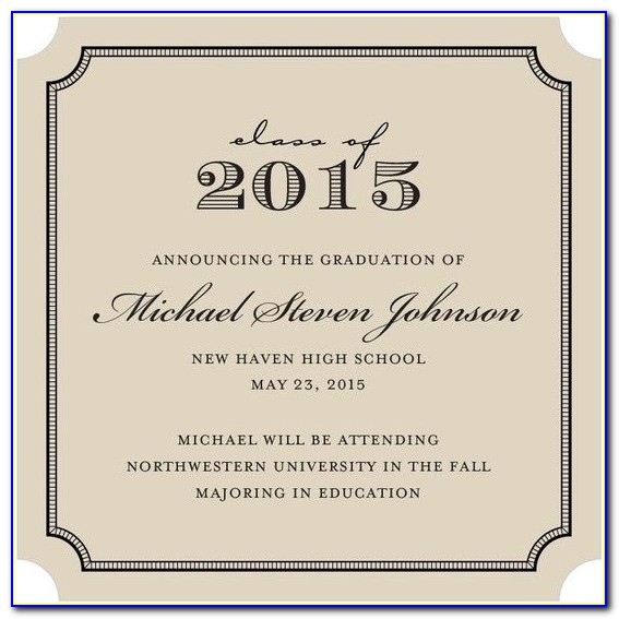 Northwestern State University Graduation Announcements