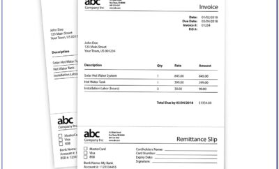 Perforated Invoice Paper For Quickbooks