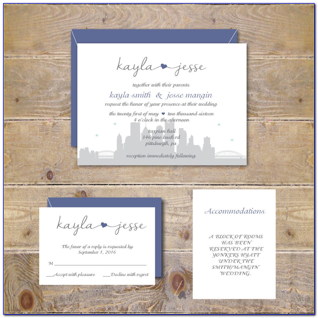 Pittsburgh Wedding Announcements