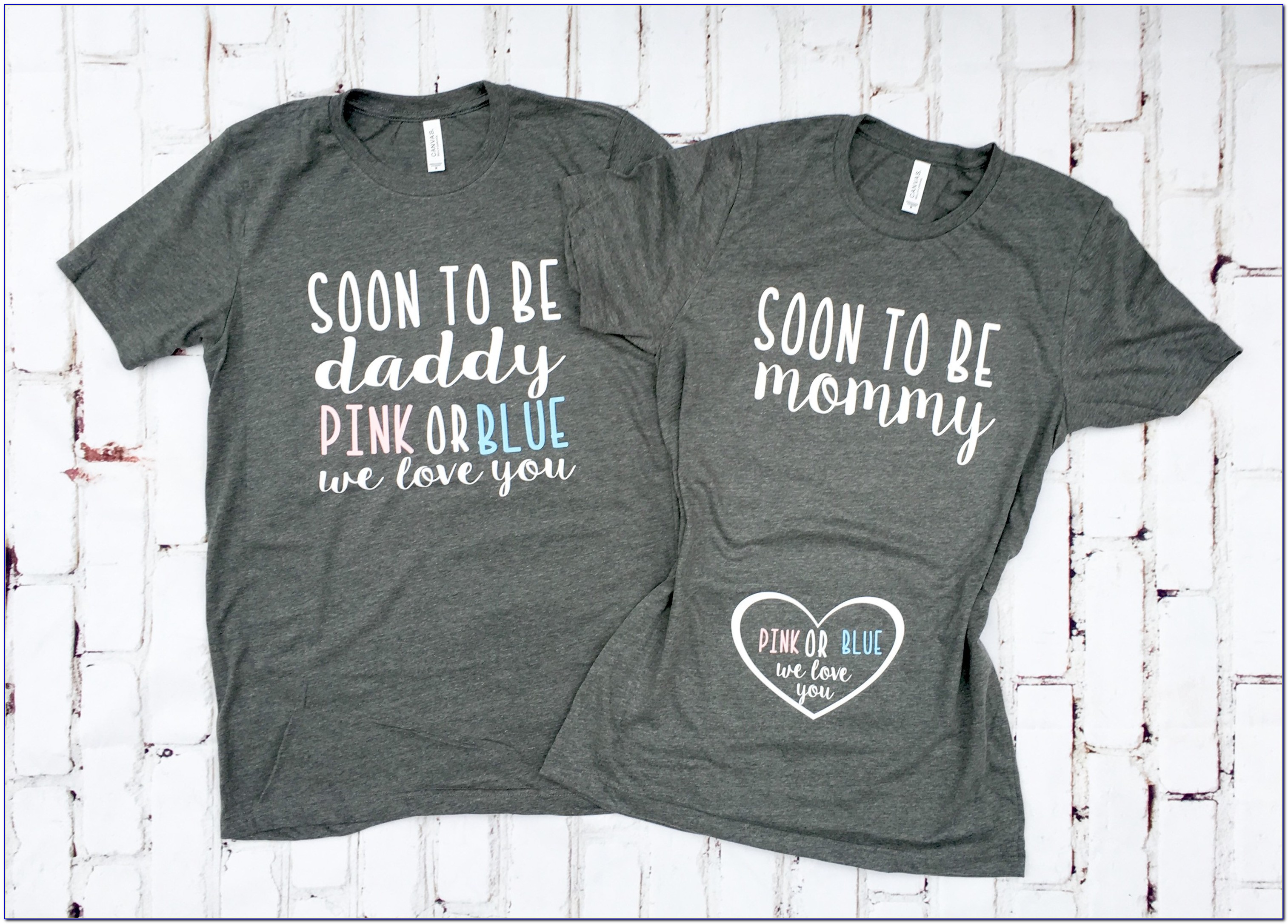 Pregnancy Announcement Shirts For Mom And Dad