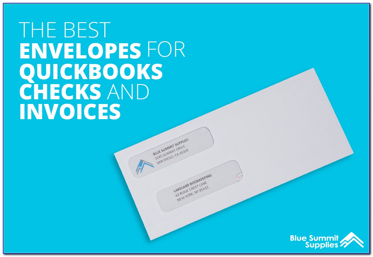 Quickbooks Compatible Invoice Envelopes