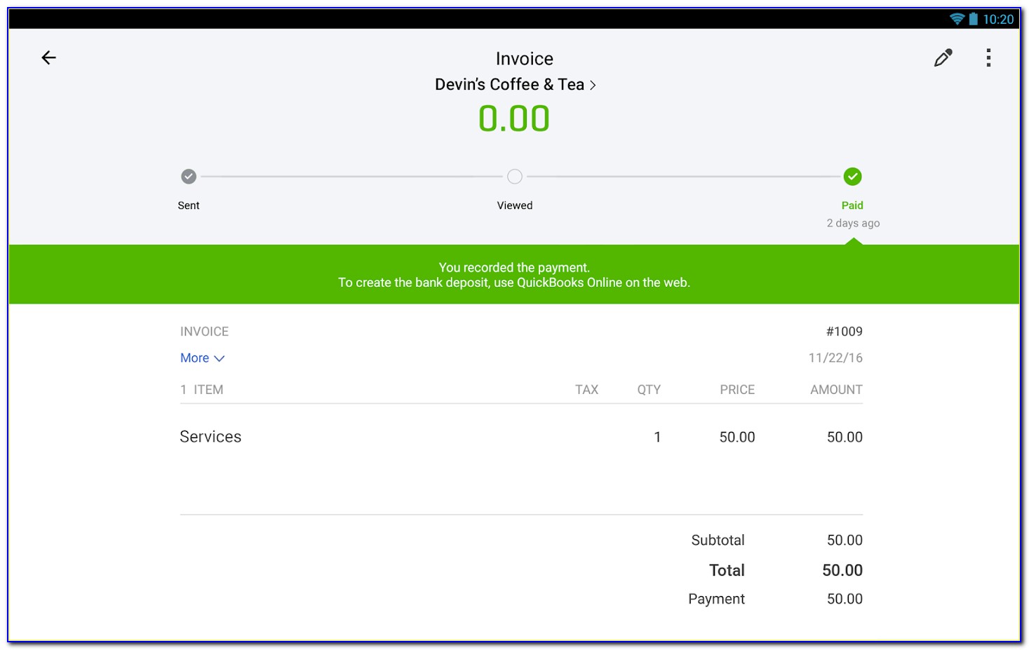 Quickbooks Invoice Approval Workflow