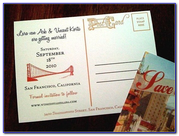 San Francisco Wedding Announcements