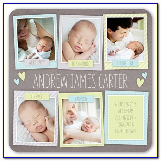 Shutterfly Birth Announcement Magnets
