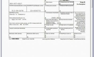 Tax Form Contract Labor 1099