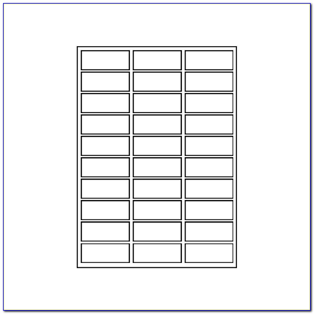 Template Avery 5160 Address Labels