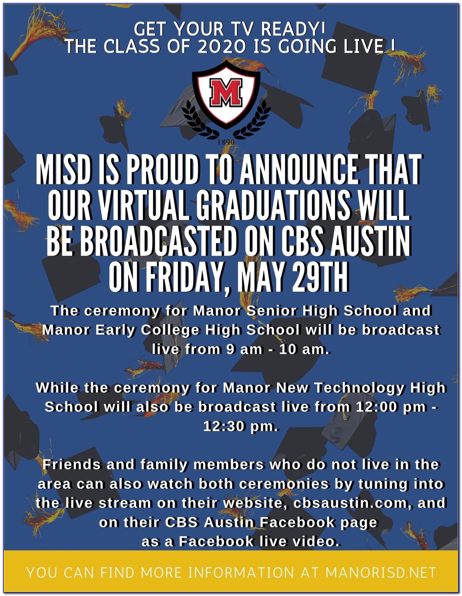 Texas Tech Grad Announcements
