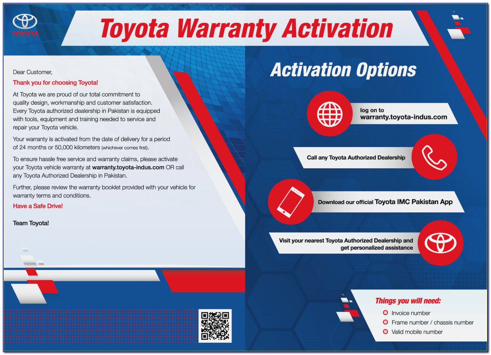 Toyota Corolla Invoice Status