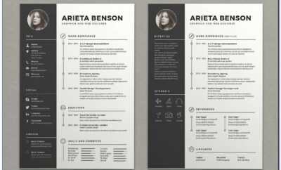 Two Page Resume Template Free Download