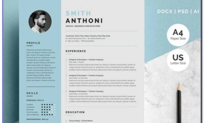 Two Page Resume Templates Free Download