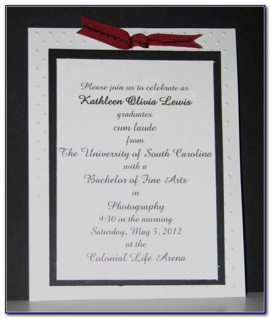 Unc Chapel Hill Graduation Announcements