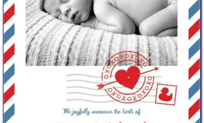 Vistaprint Baby Announcement