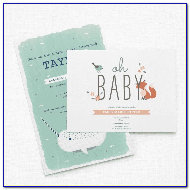 Vistaprint Baby Announcement Cards