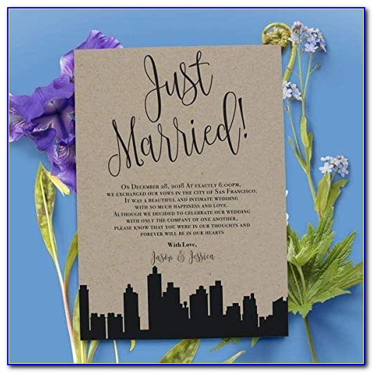 Wedding Announcement Cards Templates
