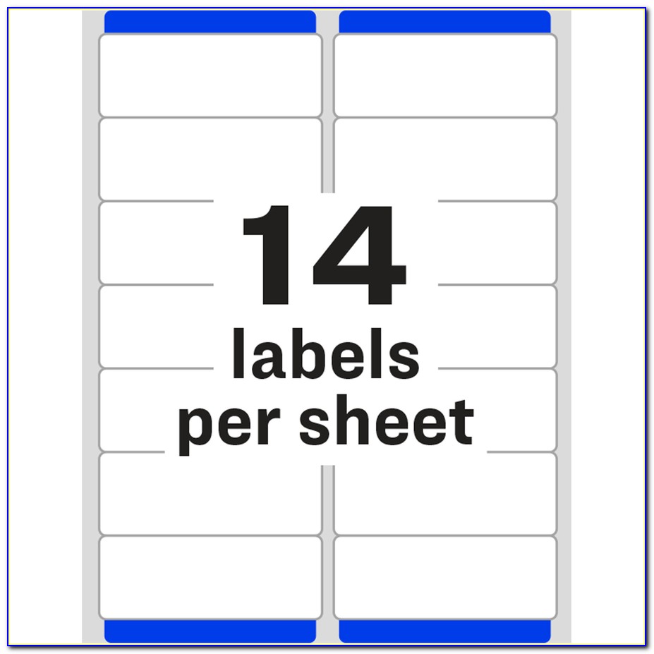 Word Address Label Template 14 Per Sheet
