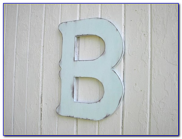 18 Inch Wooden Letter B