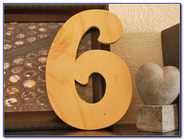 6 Inch Wooden Letters And Numbers
