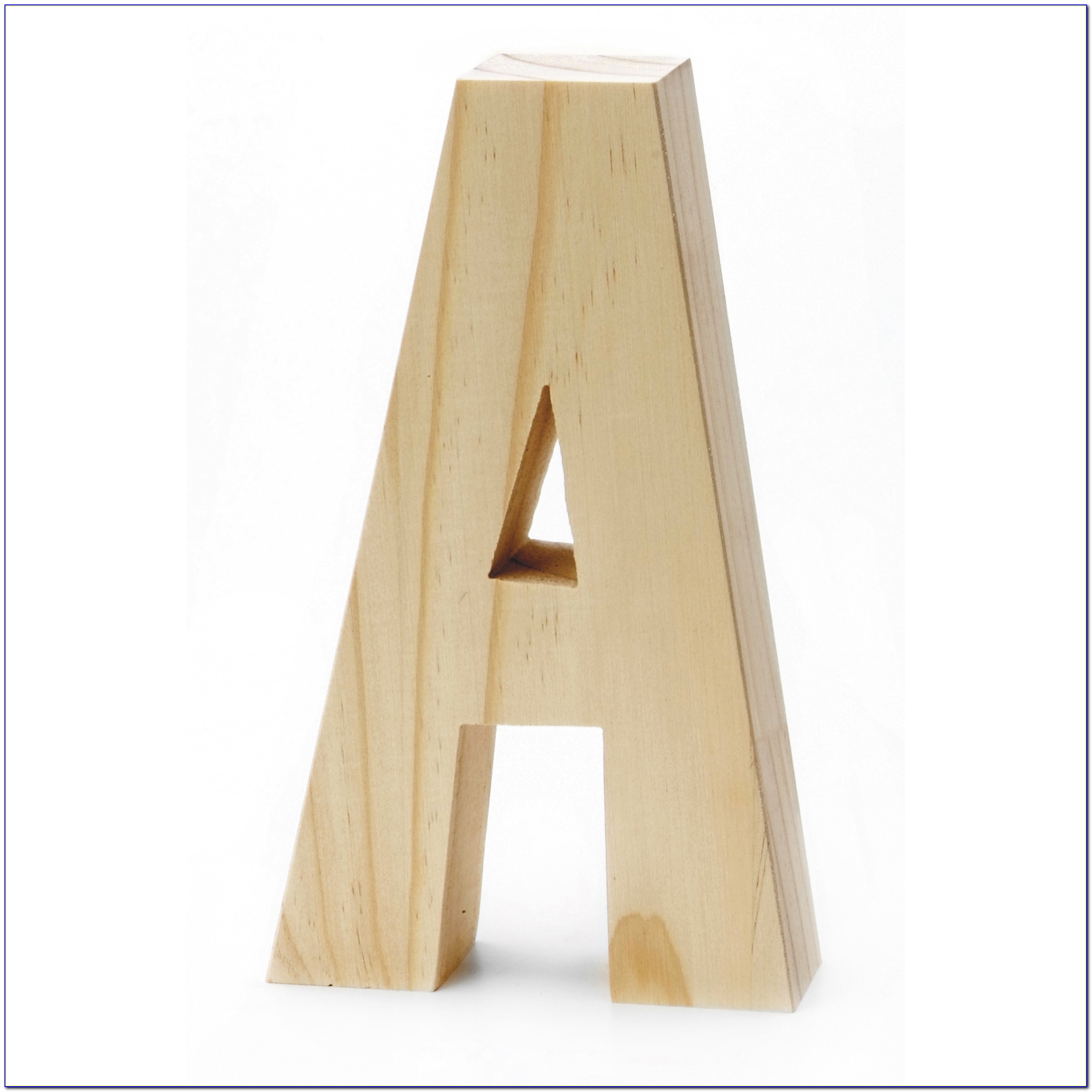 8 Classic Wooden Letters