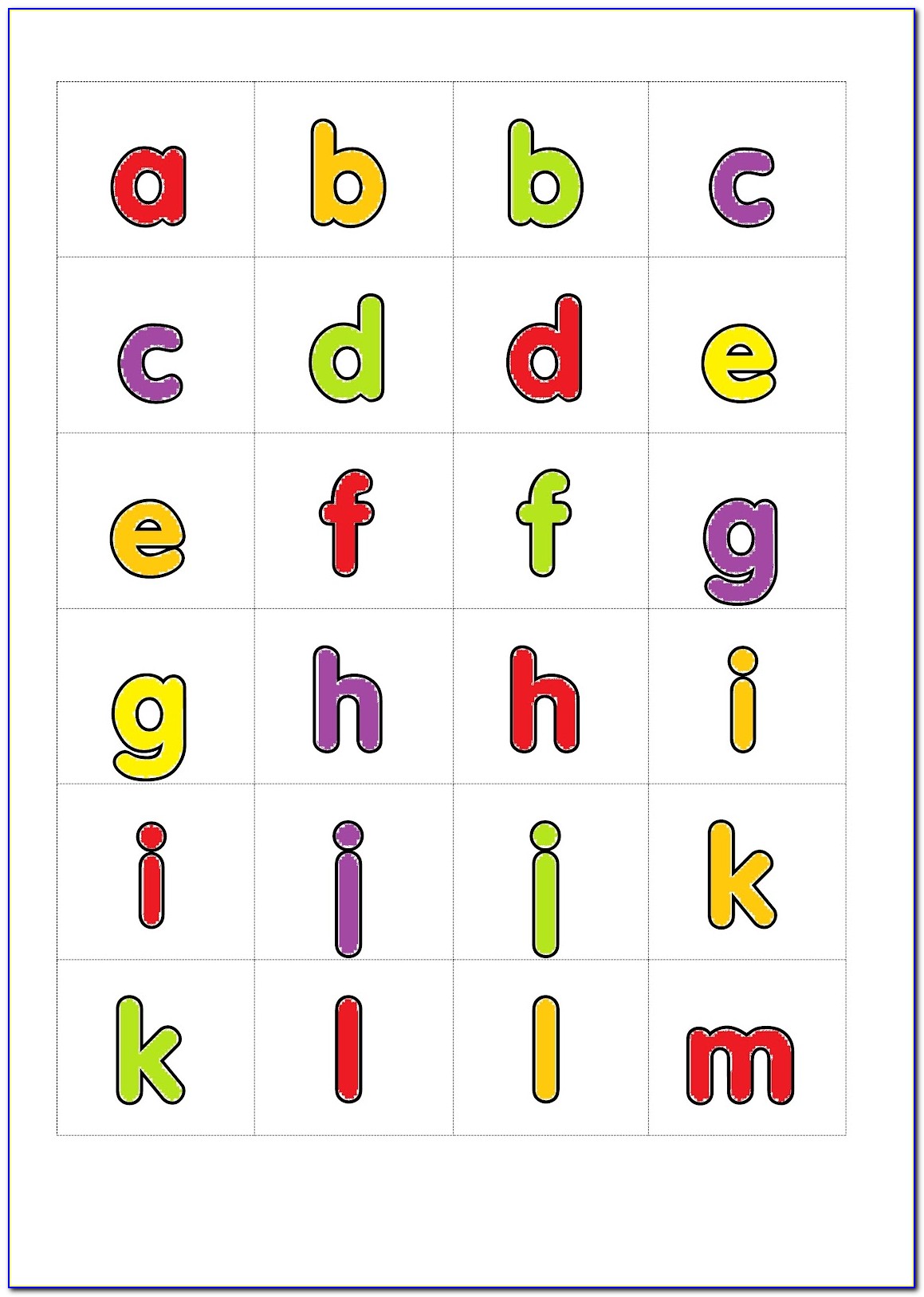 Abc Letters Printable Free