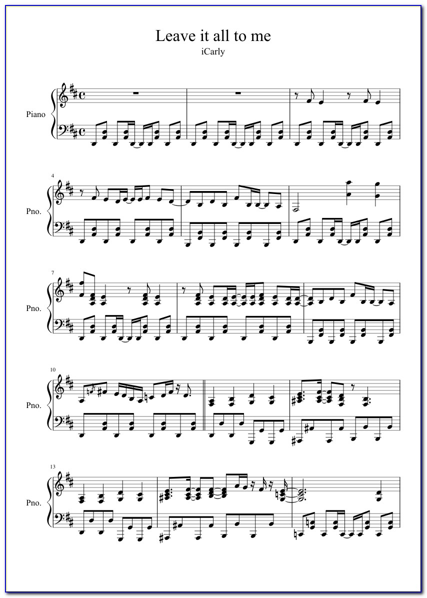 All Of Me Piano Notes Letters