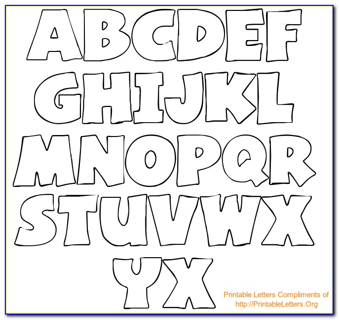 Alphabet Letters To Print And Cut Out Free