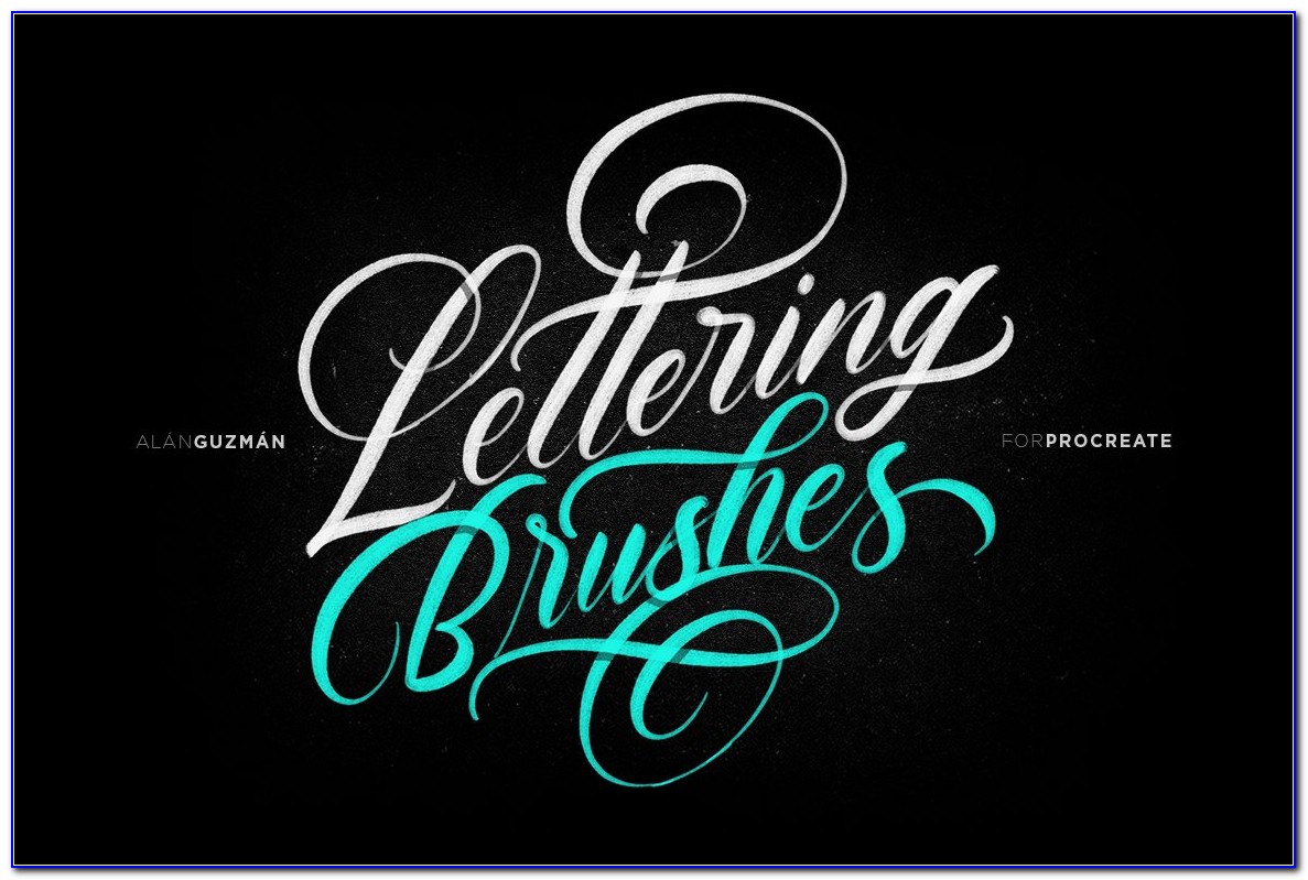 Best Free Procreate Lettering Brushes