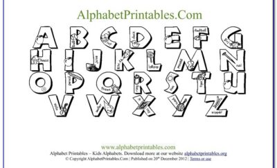 Big Alphabet Letters To Print And Cut Out