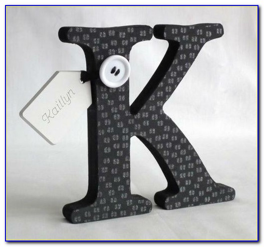 Black Wooden Letters For Decorating