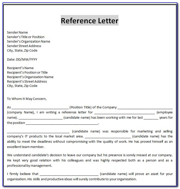 Business Letter Template Word Doc