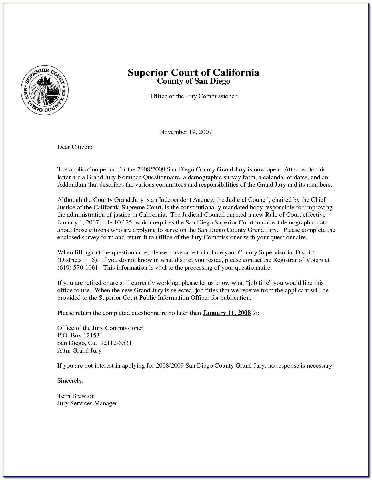 Character Reference Letter For Court Child Custody From Employer
