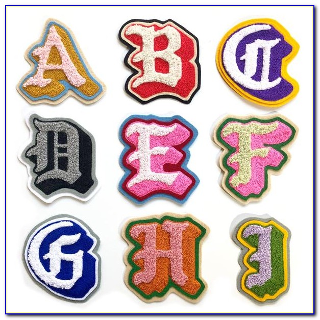 Chenille Letter Patches For Sale