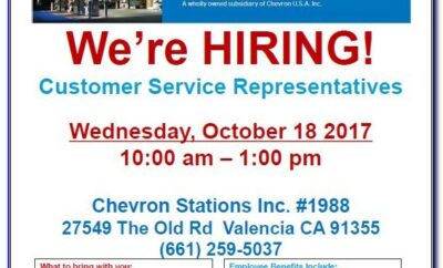 Chevron Gas Station Job Application