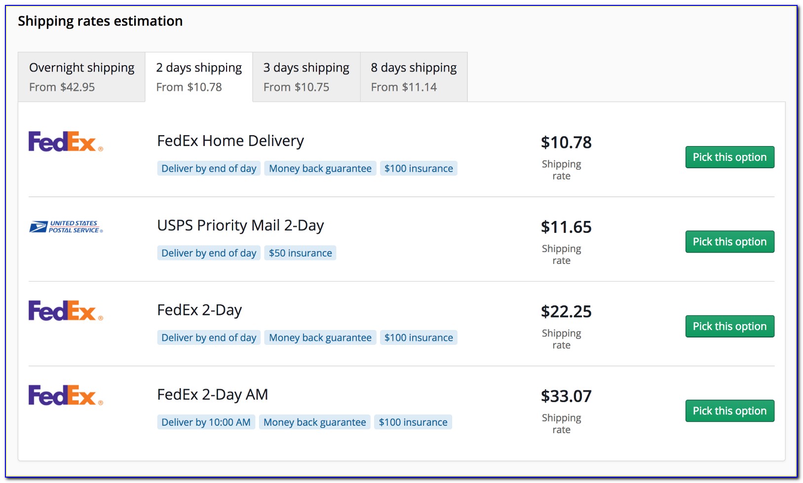 Fedex Overnight Letter Delivery Cost