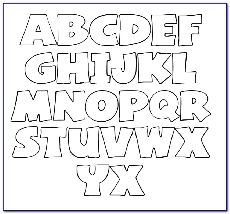 Free Alphabet Letter Templates To Print