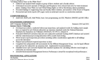 Free Online Resume Creator For Freshers