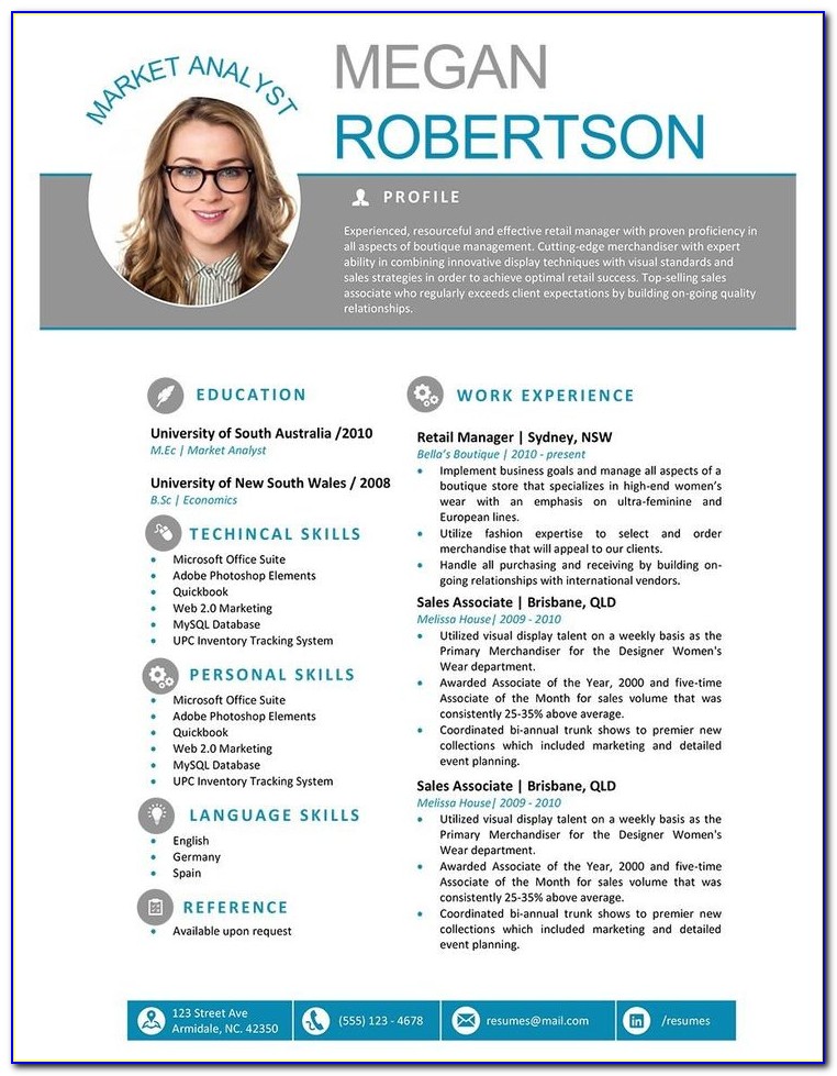 Free Resume Template Ms Word