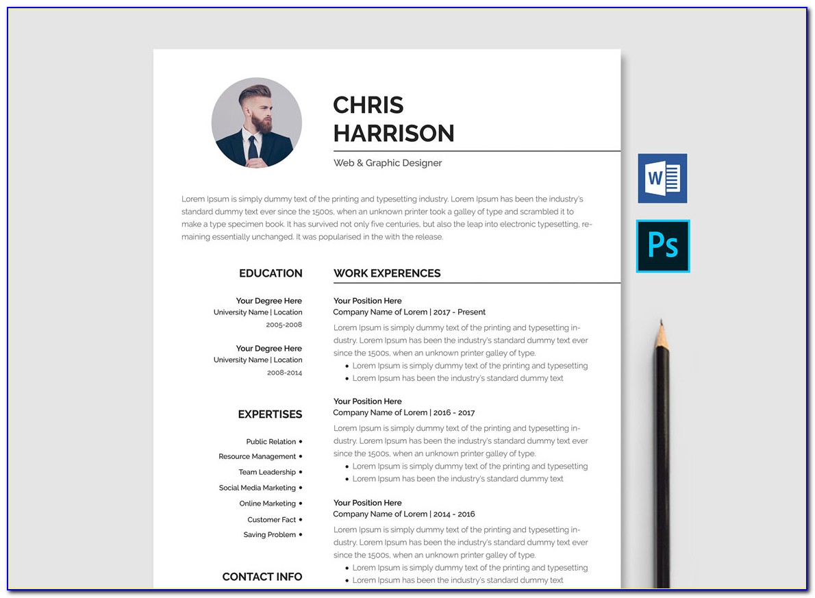 Free Resume Templates For Wordpad