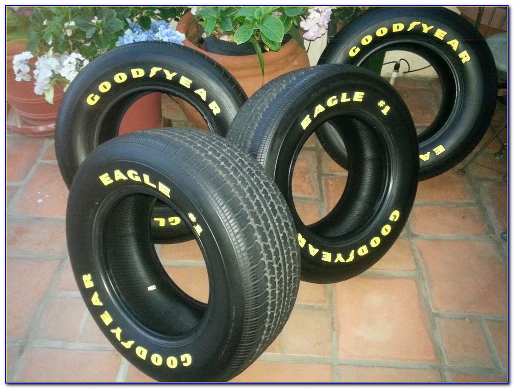Goodyear Raised White Letter Tires