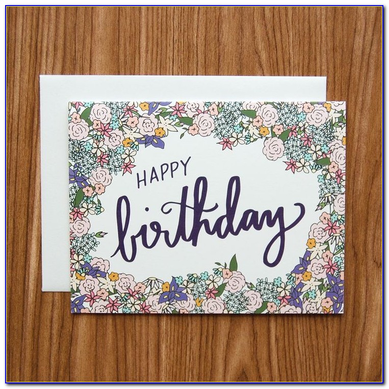 Happy Birthday Hand Lettering Pinterest